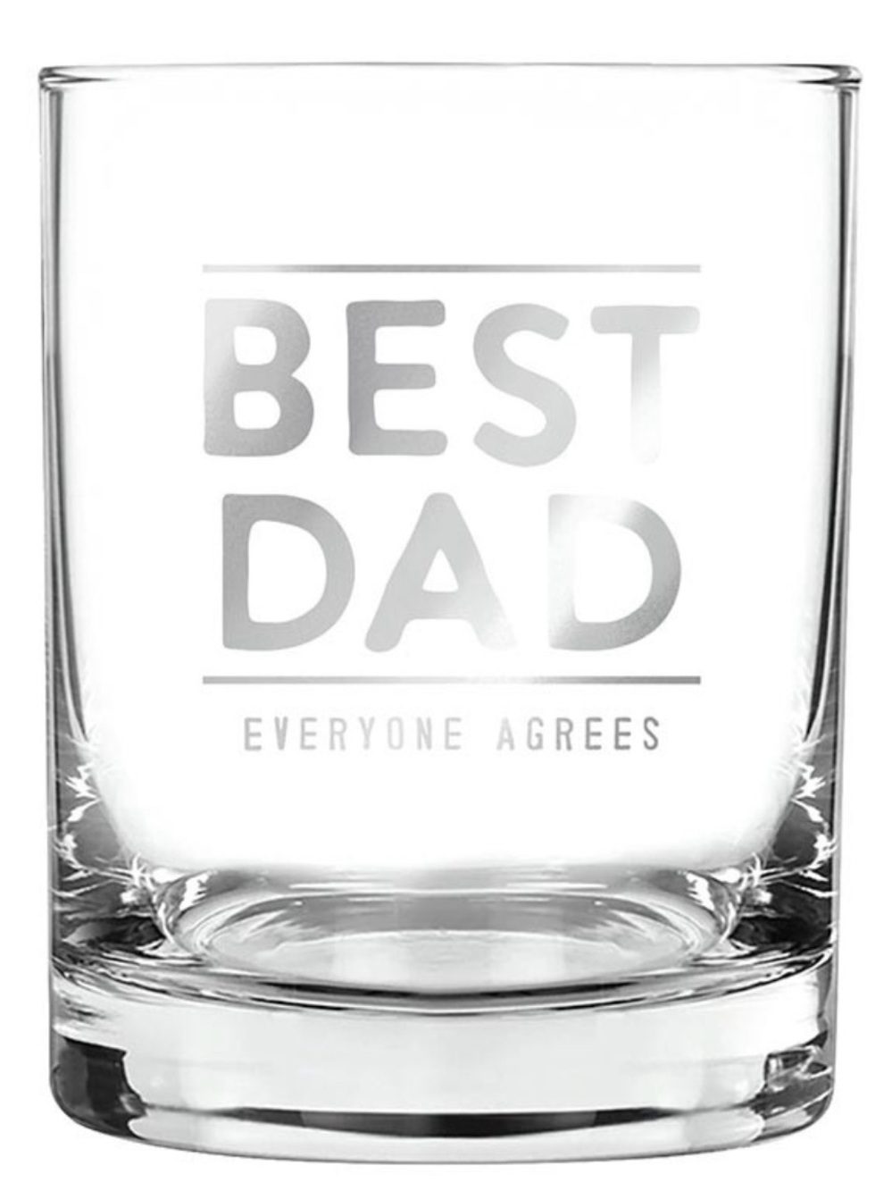Santa Barbara Design Studio “Best Dad” 14 oz Rocks Glass – New in Gift Tube